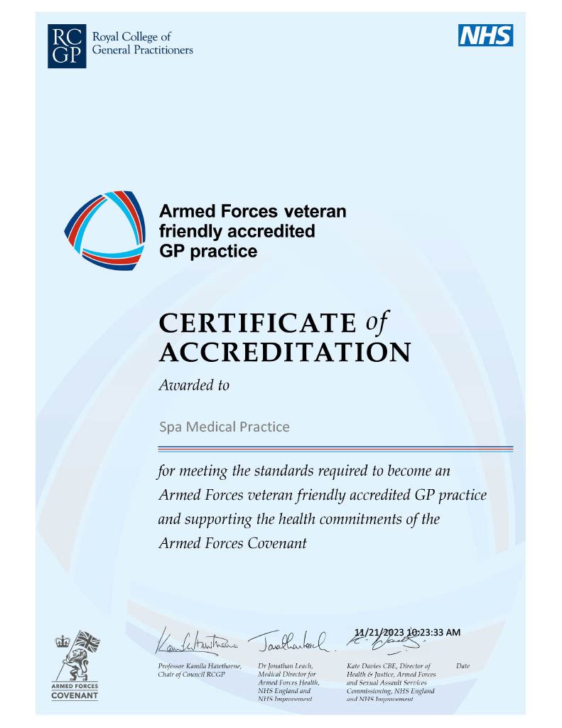 Armed Forces Accreditation